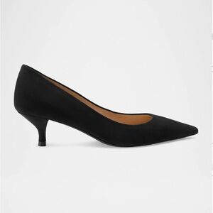 Stuart Weitzman - Elegant Black Suede Women's Pumps - Size 8